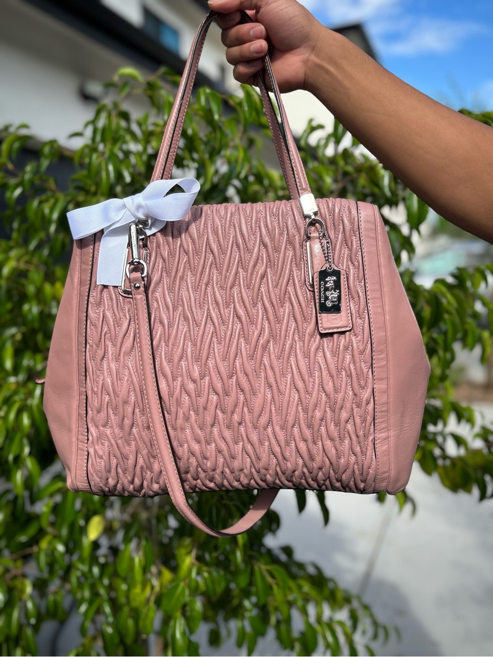 Pink Coach Bag